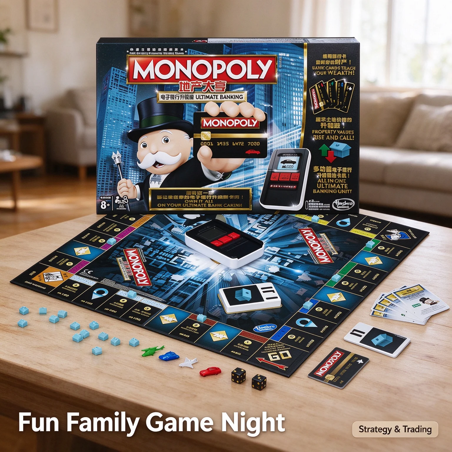 Hasbro Game Monopoly - Hasbro Monopoly Ultimate Banking Board Game