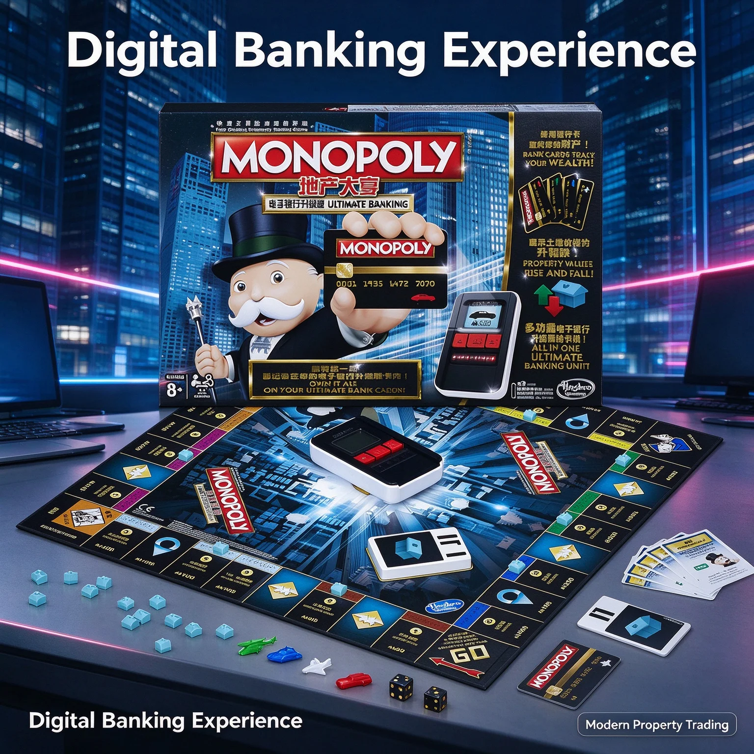 Hasbro Monopoly Ultimate Banki - Hasbro Game Monopoly recension och pris