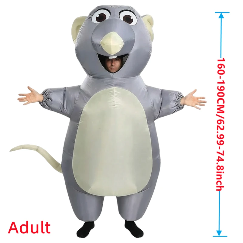 Adult Kids Inflatable Gray Mou - Party Games For Adults And Kids recension och pris