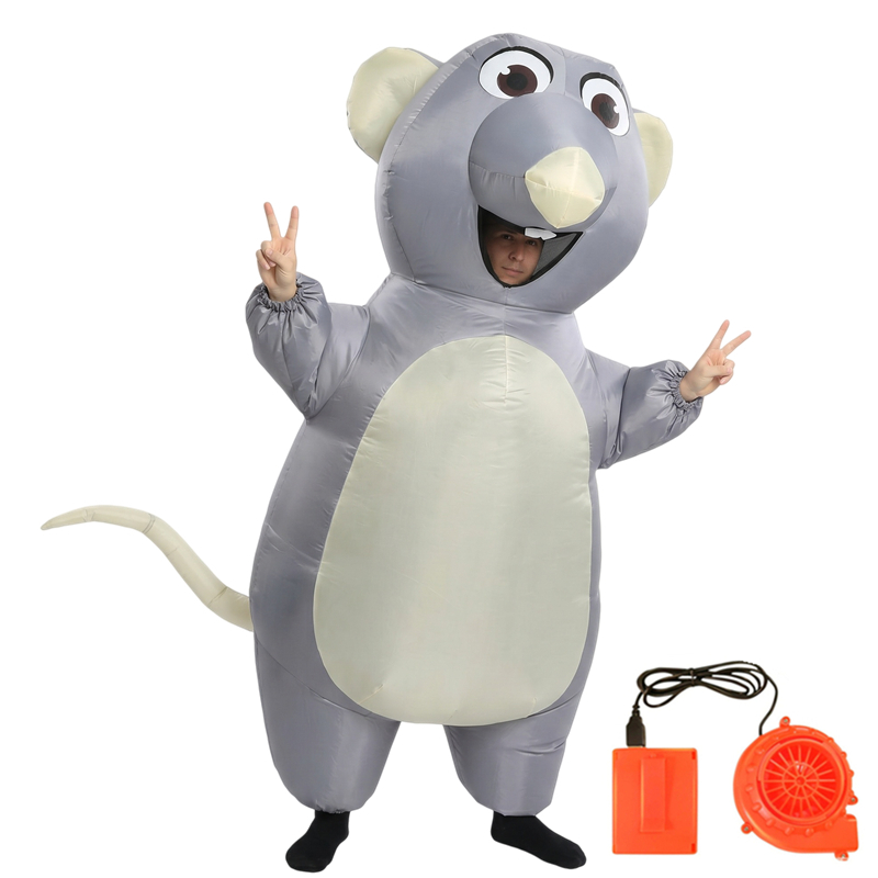 Adult Kids Inflatable Gray Mou - Party Games For Adults And Kids recension och pris