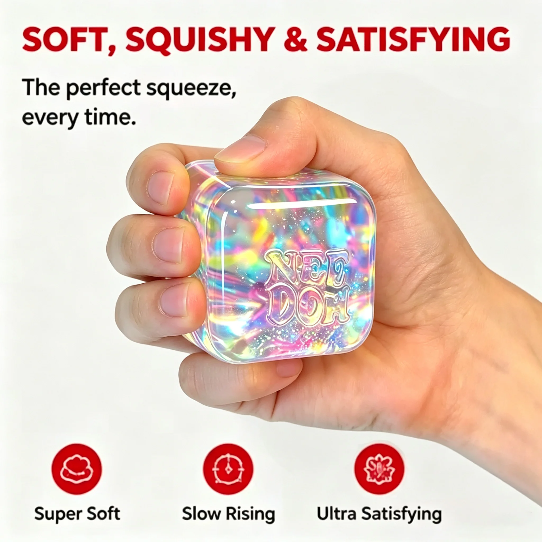 NeeDoh Maltose Ice Squeeze Toy - Party Games For Adults And Kids recension och pris
