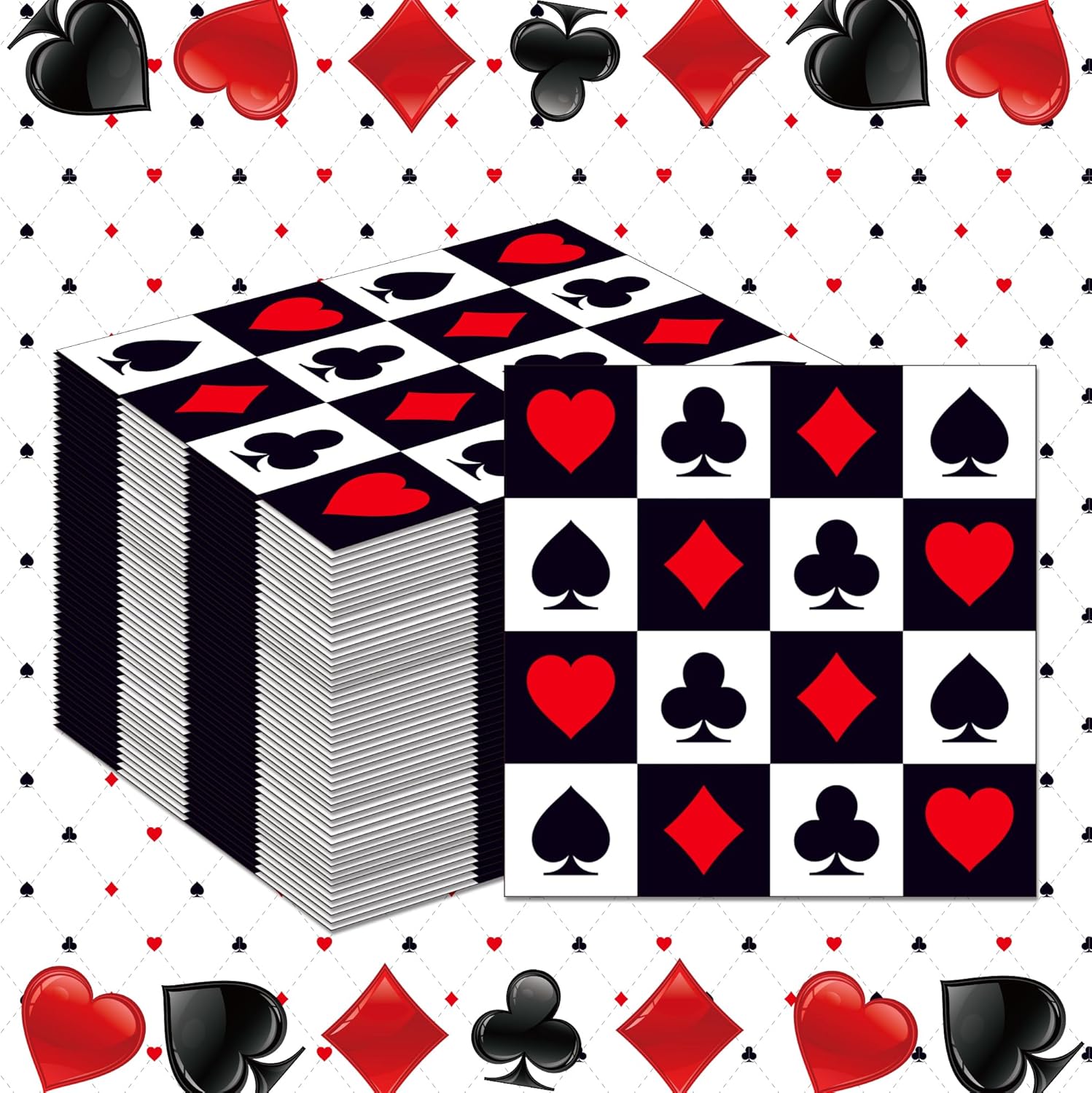 20/40/60/80 PCS Casino Theme P - Party Games Night recension och pris