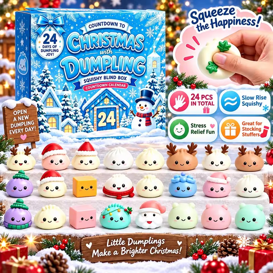2026 Christmas Squishy Advent  - Party Games For Christmas recension och pris