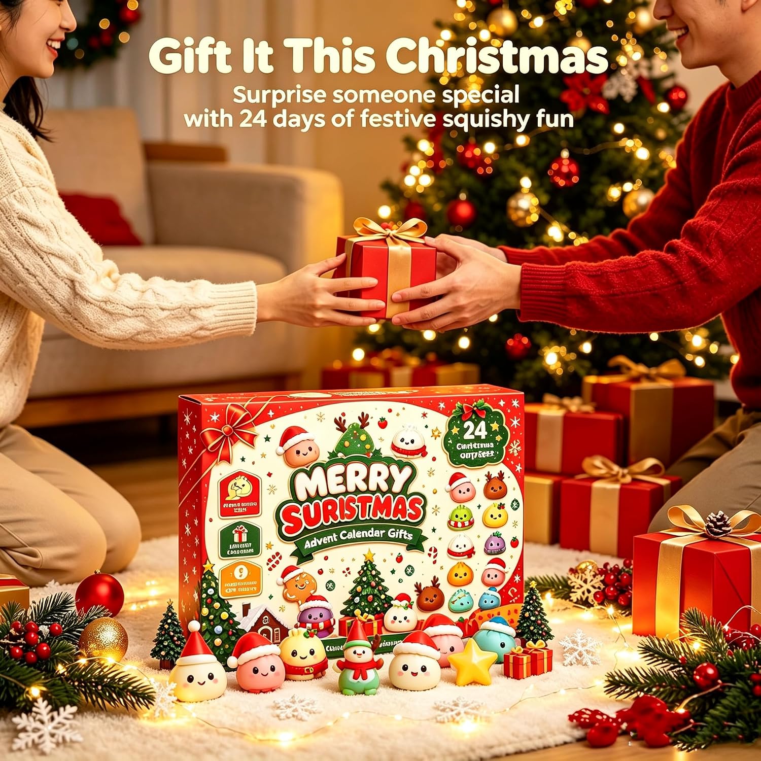 2026 Christmas Squishy Advent  - Party Games For Christmas recension och pris