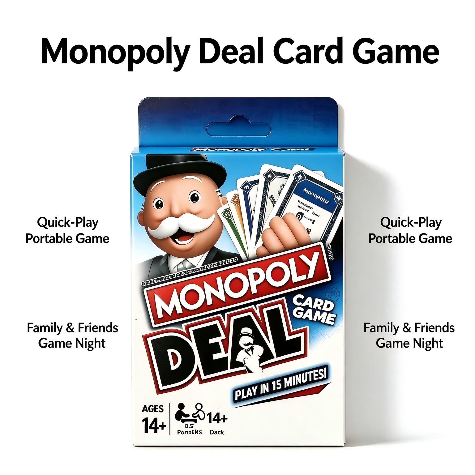 Monopoly Deal Card Game, Fast  - Hasbro Game Monopoly recension och pris