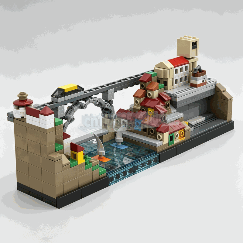 521PCS Porto City Skyline Buil - Lego Set Creator recension och pris