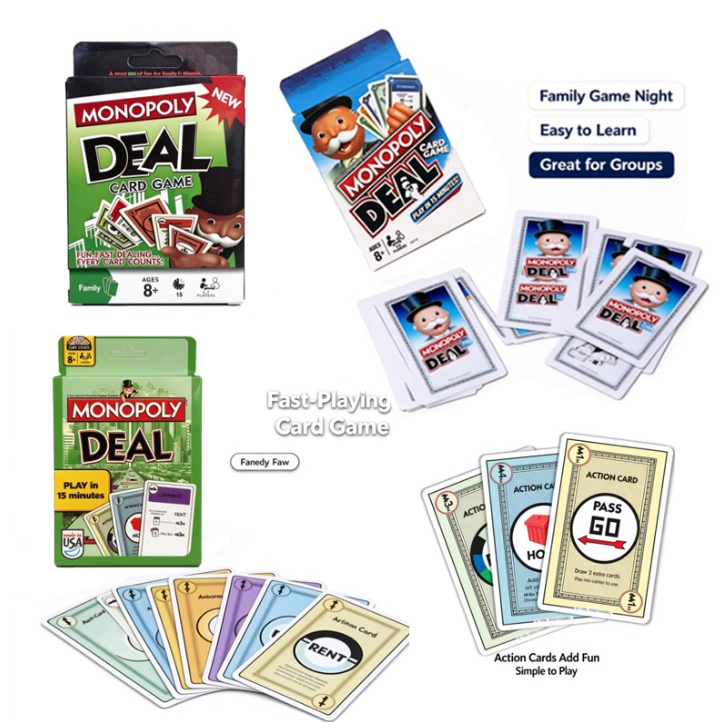 Hasbro Monopoly Deal 3 Styles  - Hasbro Game Monopoly recension och pris