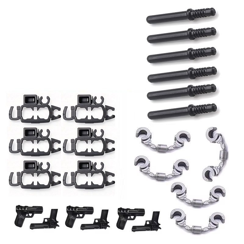 6PCS/SET US City Police Handcu - Lego Set Creator recension och pris